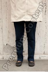 Leg Woman White Casual Trousers Average